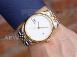 Perfect Replica IWC Portofino White Pure Dial All Gold Bezel 40mm Watch 8215 Automatic Movement 